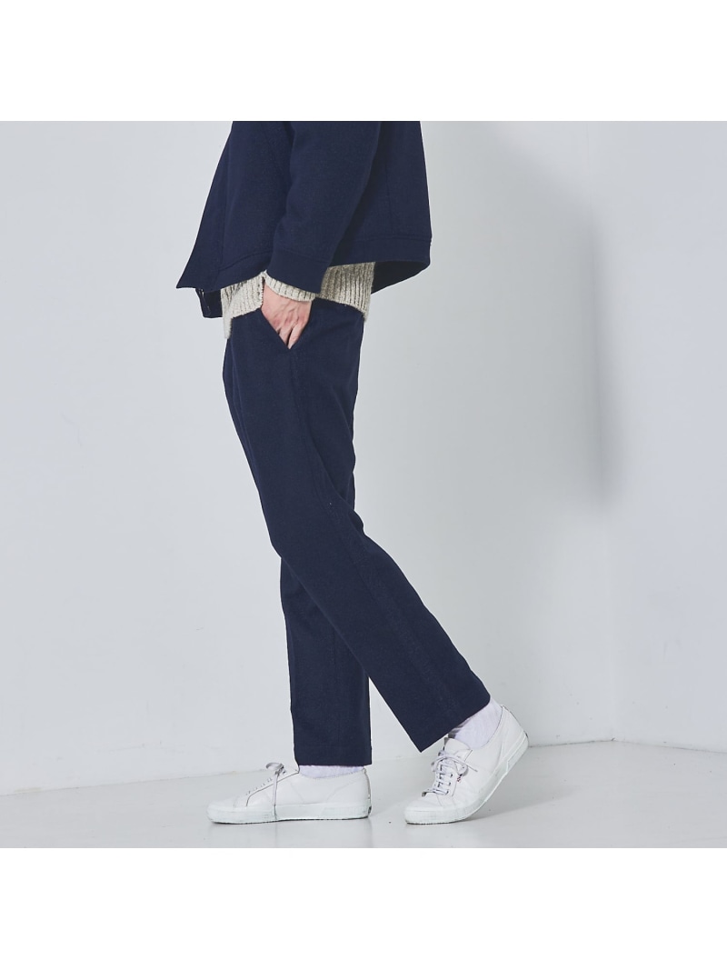 【SALE／40%OFF】ABAHOUSE LASTWORD 【セットアップ対応】ウーリッシュ サイドライン 1タック パンツ アバハウス パンツ その他のパンツ グレー ネイビー【RBA_E】【送料無料】