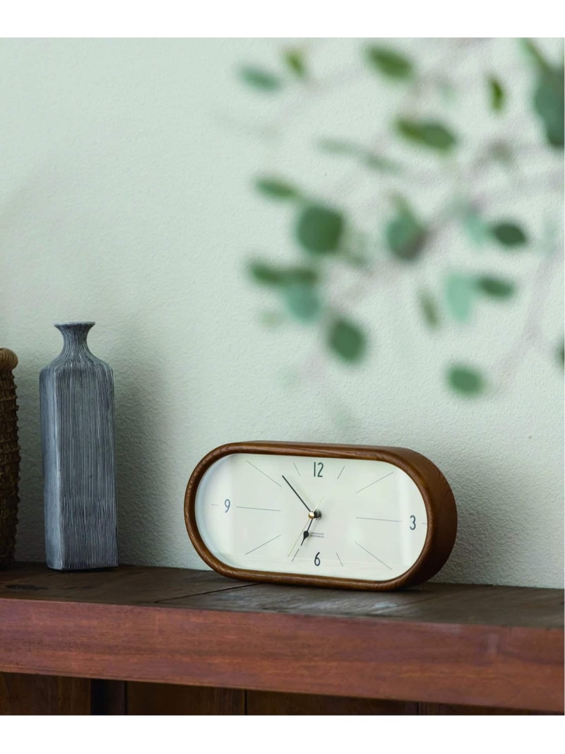 JOURNAL STANDARD FURNITURE ★Curva wall clock 掛け時計 ジャーナルスタンダードファニチャー インテリア・生活雑貨 時計 ベージュ ブラウン【送料無料】| Fashion Men