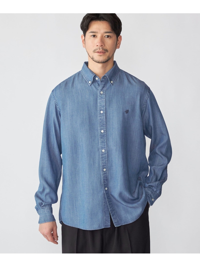 SHIPS MEN 【WEB制限事項】SHIPS:＜室内用便器能力のある＞リヨ独居室 大気圏 名取り草落ちこむ ジーンズ プルオーバー シップス トップス プルオーバー・トップ 黒いこと 米国海軍【貨物輸送無料】
