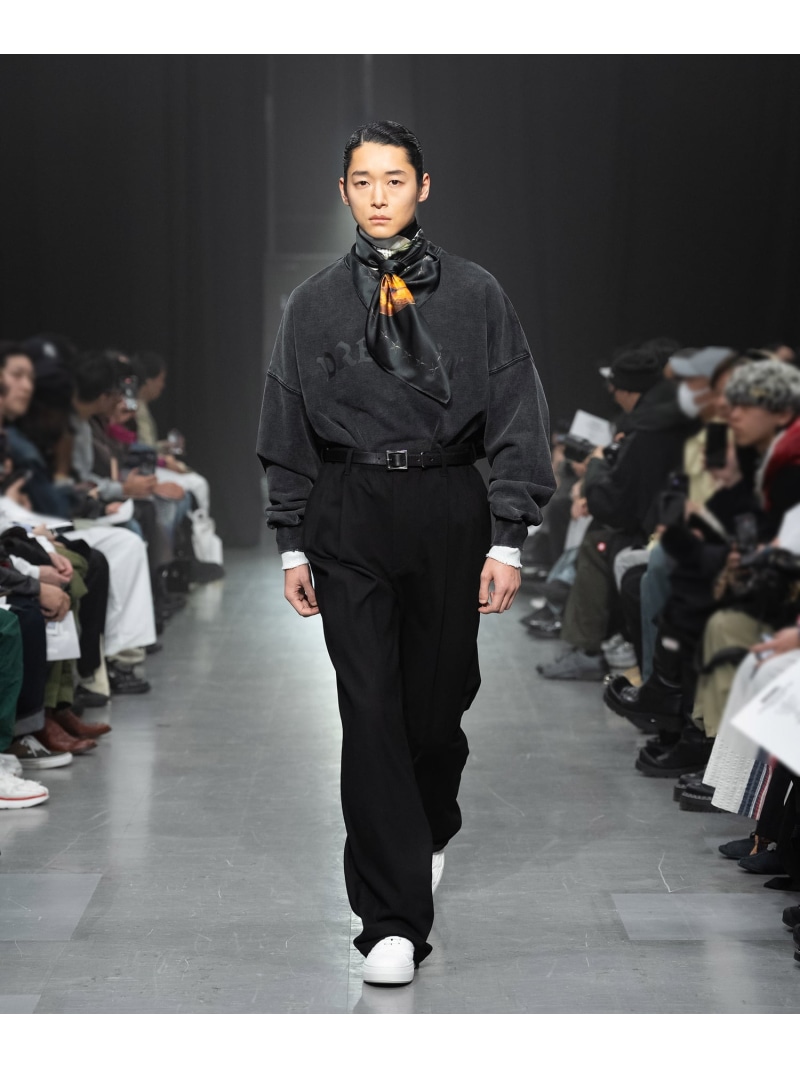 【SALE／30%OFF】MSML WIDE SLACKS ガーデン パンツ スラックス・ドレスパンツ ブラック ブラウン グレー【RBA_E】【送料無料】