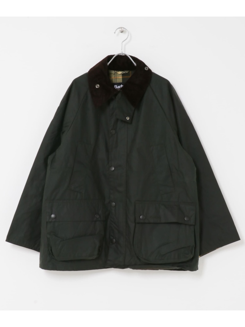 URBAN RESEARCH DOORS Barbour OS BEDALE WAX JACKET アーバンリサーチドアーズ ジャケット・アウター その他のジャケット・アウター ブラック カーキグリーン【送料無料】｜ Fashion Men