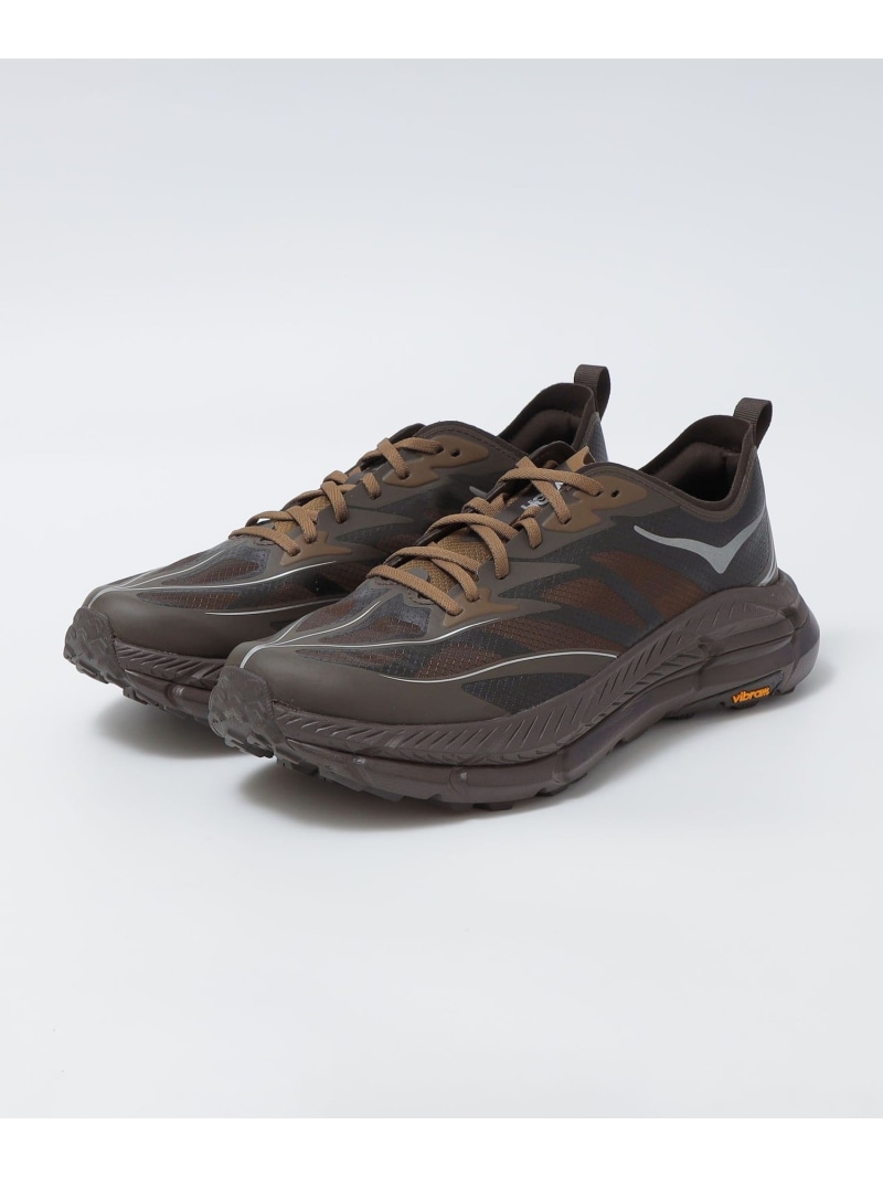 SHIPS MEN HOKA: U MAFATE SPEED 4 LITE シップス シューズ・靴 スニーカー ブラウン ブラック【送料無料】