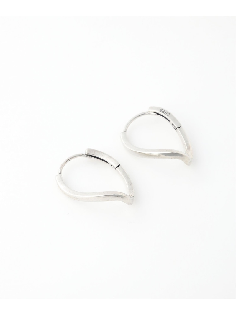 SCALABLANCHE SCALABLANCHE/(U)カービングラインピアス(SV925) スカラ アクセサリー・腕時計 ピアス シルバー【送料無料】