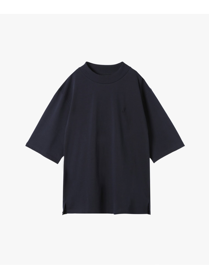 agnes b. HOMME メンズ 刺繍 コットン 半袖 Tシャツ \"Lezard\" アニエスベー トップス カットソー・Tシャツ ブルー【送料無料】
