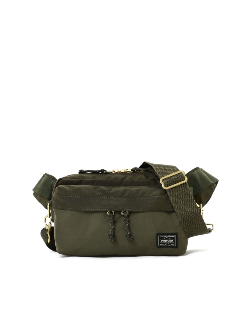 PORTER フォース 2WAYウエストバッグ ポーター バッグ ボディバッグ・ウエストポーチ ブラック ネイビー【送料無料】｜ Fashion Men