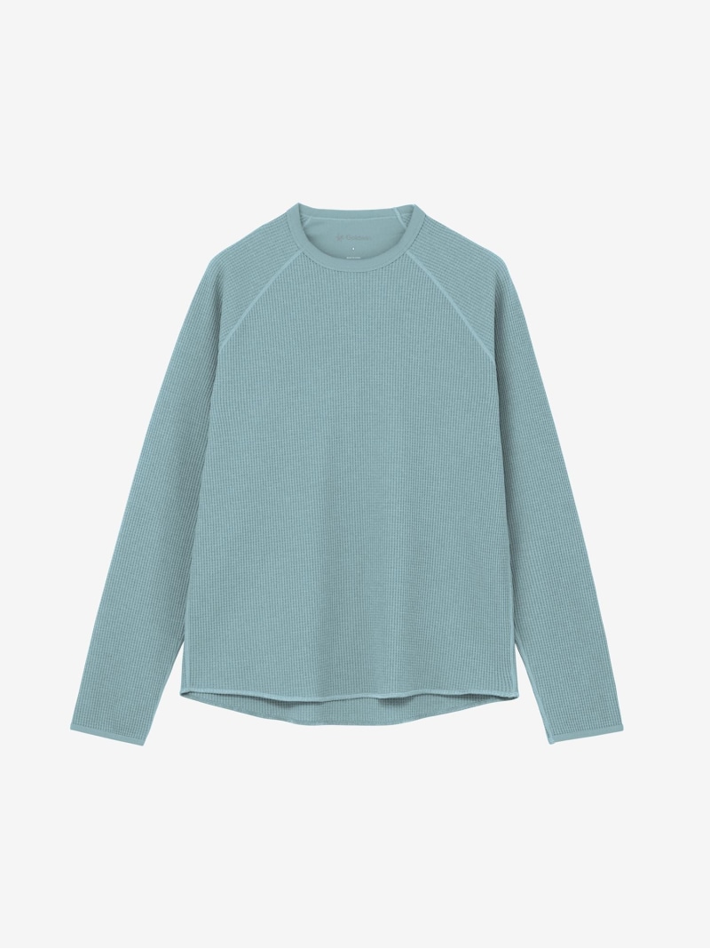 Goldwin ワッフルライトロングスリーブティーシャツ(ユニセックス) ゴールドウイン トップス カットソー・Tシャツ ブラック ベージュ グリーン ホワイト ブラウン グレー ネイビー【送料無料】｜ Fashion Men