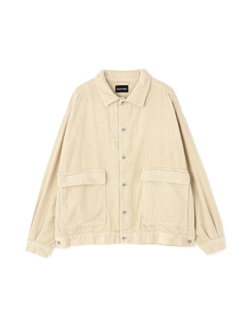 【SALE／50%OFF】LHP DankeSchon/ダンケシェーン/CORDUROY CAVERALLS エルエイチピー ジャケット・アウター ブルゾン・ジャンパー ホワイト ブラック【RBA_E】【送料無料】 8,470円