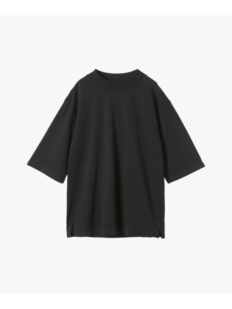 agnes b. HOMME メンズ 刺繍 コットン 半袖 Tシャツ \"Lezard\" アニエスベー トップス カットソー・Tシャツ ブラック【送料無料】