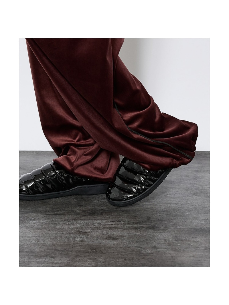 ABAHOUSE LASTWORD 【SUBU/スブ】SB041 VAMP ENAMEL / エナメル ダウンサンダ アバハウス シューズ・靴 スニーカー 黒いこと【貨物輸送無料】