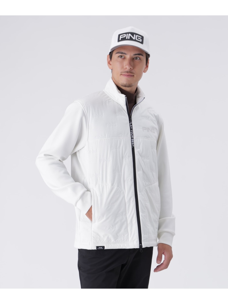 楽天市場】ピン PING ハイブリッド ダウンジャケット [Black×Black