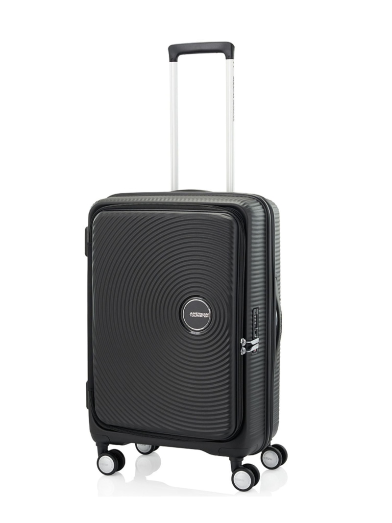 American Tourister 【公式】アメリカンツーリスター キュリオスピナー68 EXP ブックオープニング アメリカンツーリスター バッグ スーツケース・キャリーバッグ ブラック【送料無料】