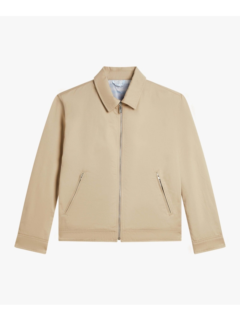 【SALE／46%OFF】agnes b. HOMME メンズ フォトプリント 長袖 ジャケット "Chet" アニエスベー ジャケット・アウター ブルゾン・ジャンパー ベージュ【RBA_E】【送料無料】｜ Fashion Men