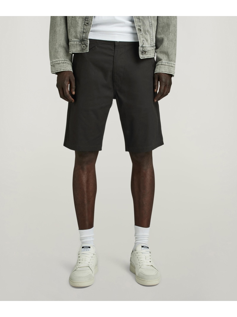 【SALE/30%OFF】G-Star RAW 【公式ショップ】BRONSON 2.0 SLIM CHINO SHORT/ベーシックデザインスリムチノショートパンツ ジースターロゥ パンツ チノパンツ ブラック【RBA_E】【送料無料】| Fashion Men