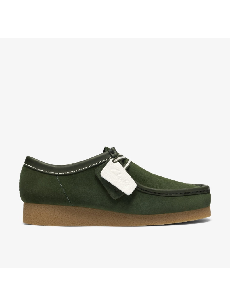 Clarks WallabeeEVO クラークス シューズ・靴 モカシン・デッキシューズ グリーン【送料無料】