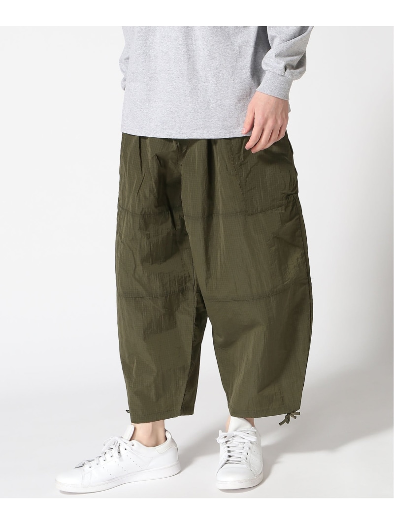 gym master gym master/(U)リップストップナイロンバルーンパンツ ジムマスター パンツ その他のパンツ カーキグリーン オレンジ ブルー グレー ブラック【送料無料】