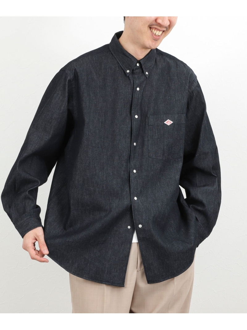 NOLLEY'S goodman 【DANTON/ダントン】DT-B0293DUG DOT BUTTON B.D. SHIRT LS 26SS ノーリーズ トップス シャツ・ブラウス ブルー【送料無料】