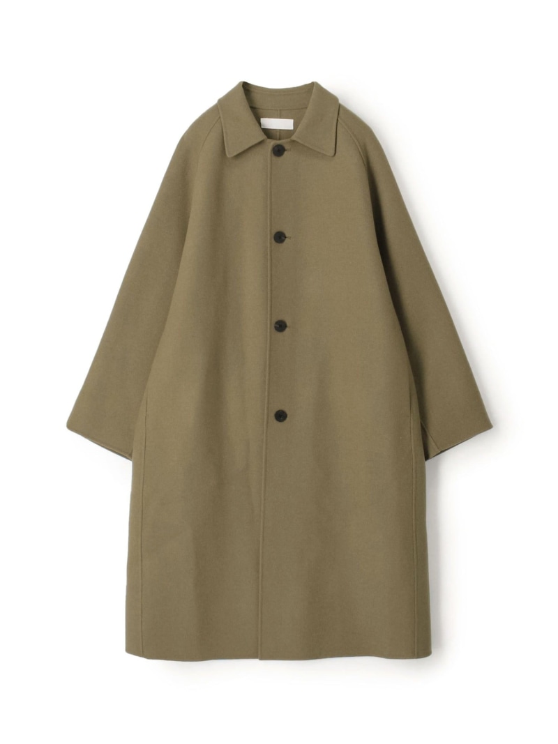 【SALE／40%OFF】EDITION ウールカシミヤダブルフェイス ロングコート トゥモローランド ジャケット・アウター ステンカラーコート ブラック カーキグリーン【RBA_E】【送料無料】｜ Fashion Men 40,755円