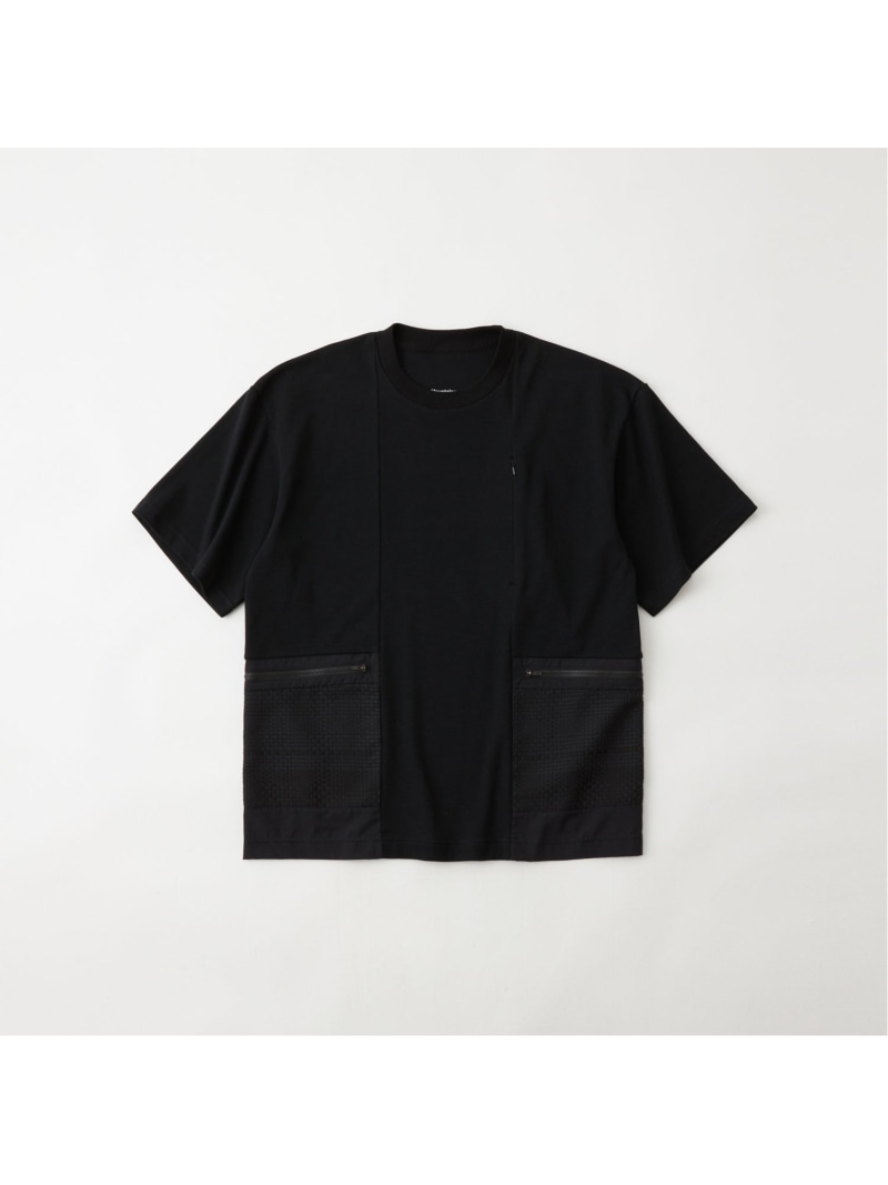 【SALE／30%OFF】BLK BLK/(M)SIDE POCKET T-SHIRT ホワイトマウンテニアリング トップス カットソー・Tシャツ ブラック【RBA_E】【送料無料】