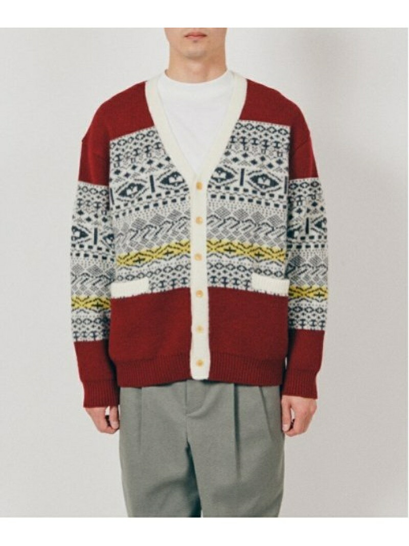 DIGAWEL Jacquard Cardigan ディガウェル トップス カーディガン 