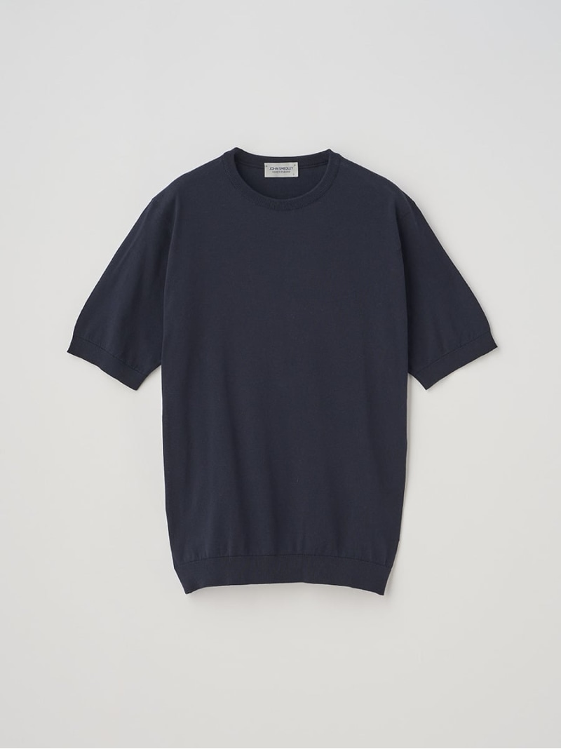 JOHN SMEDLEY 半袖綿織物編み物プルオーバー ｜ KIELL ｜ 30G MODERN FIT ジョンスメドレー トップス 編み物 米国海軍【貨物輸送無料】