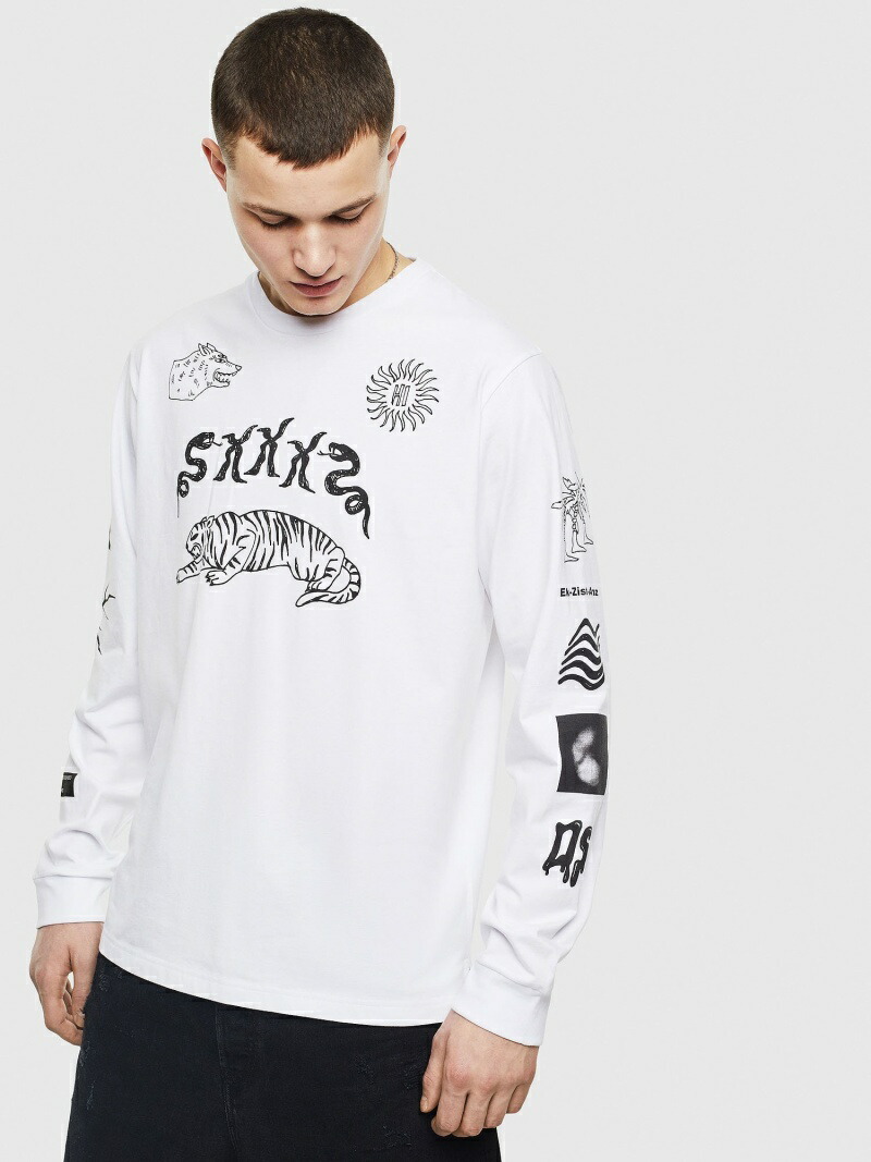 高い素材 楽天市場 Diesel T Justly ディーゼル カットソー Tシャツ ホワイト ブラック 送料無料 Rakuten Fashion Men 現金特価 Www Rvworkshop Com