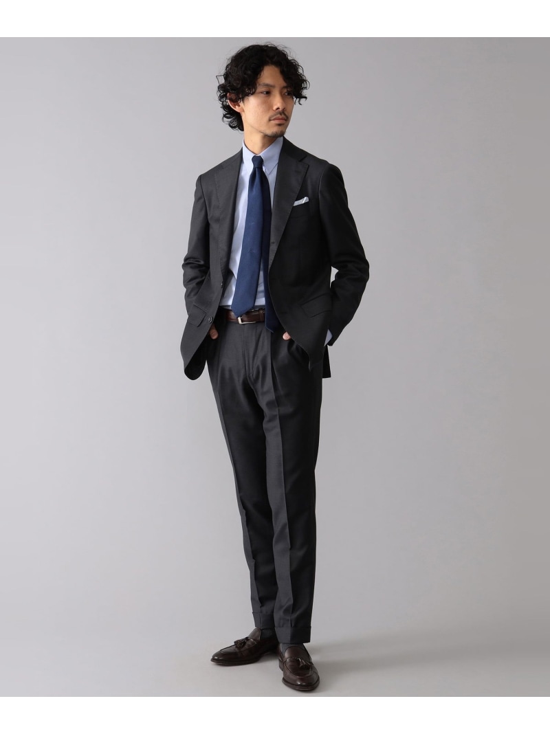 Brilla per il gusto Ermenegildo Zegna 益荒男 背広 ビームス メン 背広・フォーマル セットアップ背広 薄墨色 米国海軍【貨物輸送無料】