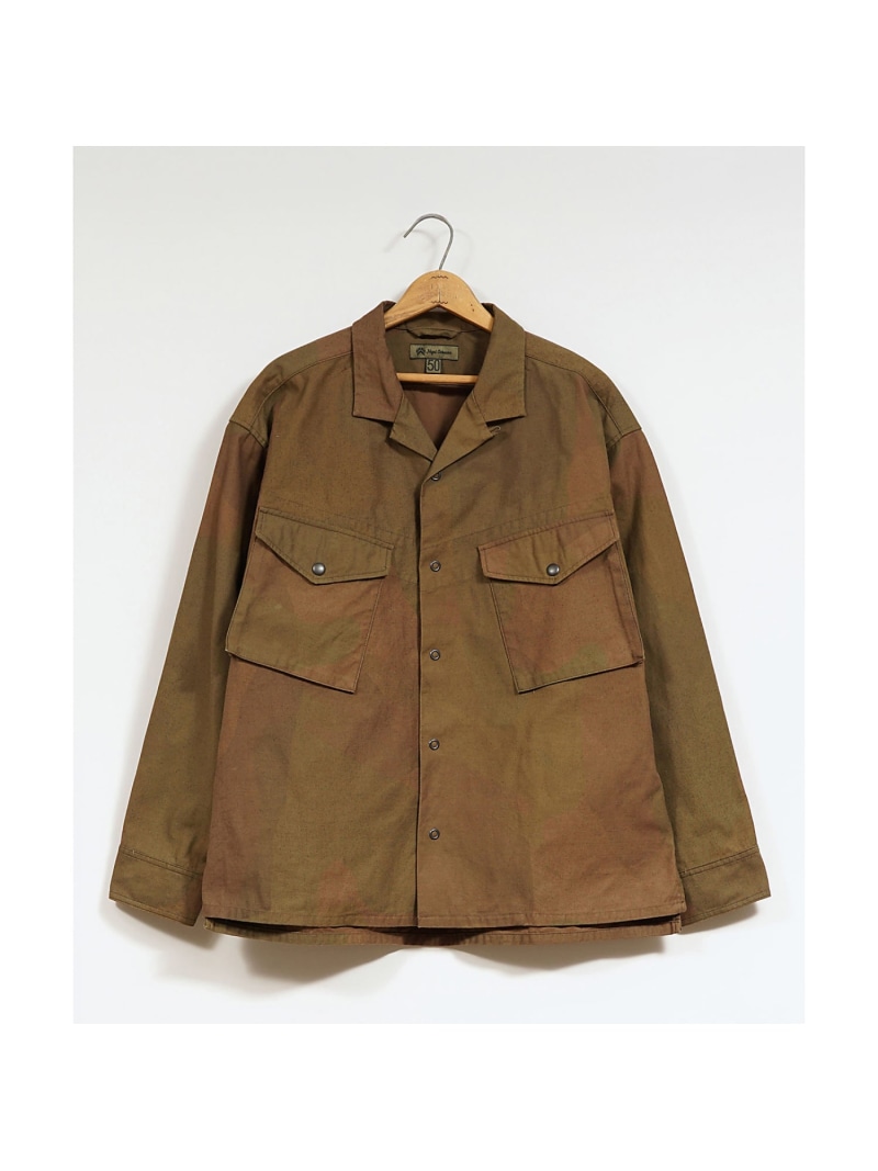 【SALE／30%OFF】Nigel Cabourn 【公式】ナイジェル・ケーボン / MAN / パラトルーパーシャツ - カモ / ナイジェル・ケーボン トップス シャツ・ブラウス ブラウン【RBA_E】【送料無料】