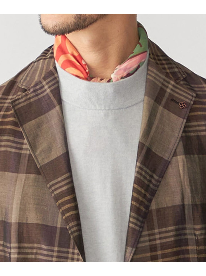 SHIPS MEN 【SHIPS別注】Bleck: コットン ボタニカル バンダナ シップス ファッション雑貨 スカーフ・バンダナ ピンク【送料無料】