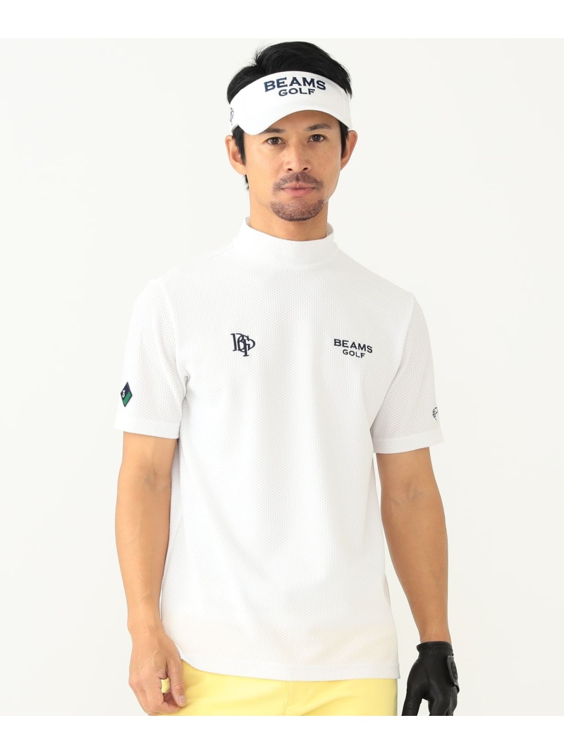 BEAMS GOLF PURPLE LABEL ＜MEN＞BEAMS GOLF PURPLE LABEL / スフィダンテ プラスリッチ モックネックシャツ(ホワイト) ギフト プレゼント ビームス ゴルフ トップス カットソー・Tシャツ ホワイト【送料無料】｜ Fashion Men