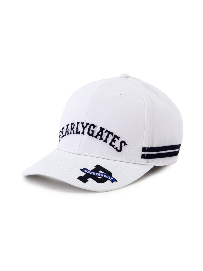 PEARLY GATES ベースボールロゴリサイクルツイルキャップ (UNISEX) パーリーゲイツ 帽子 その他の帽子 イエロー グリーン ネイビー ホワイト【送料無料】
