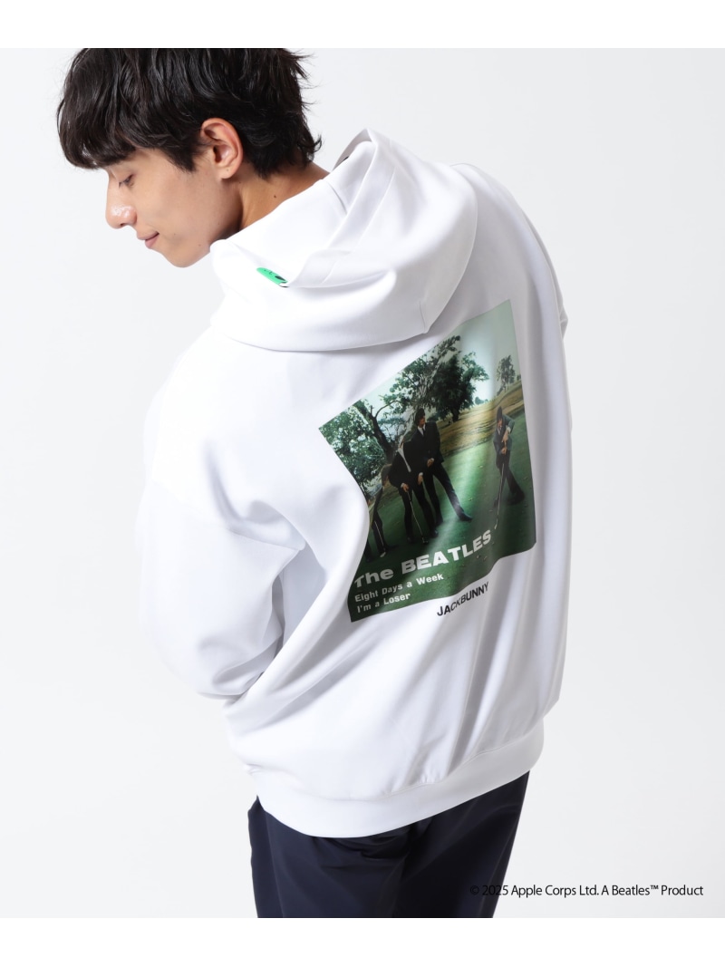 Jack Bunny!! T/Cダンボール長袖プルオーバーフーディ ジャックバニー トップス スウェット・トレーナー 白いこと 緑であること 黒いこと【貨物輸送無料】