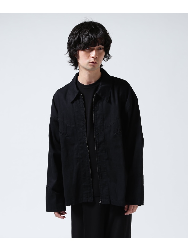 ROYAL FLASH LASTMAN/ラストマン/WESTERN ZIP JACKET FEAT. THE LETTERS ロイヤルフラッシュ ジャケット・アウター ブルゾン・ジャンパー ブラック【送料無料】
