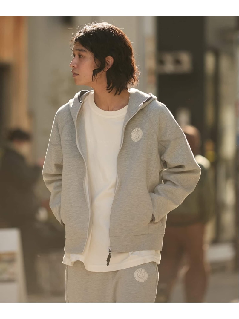 Paris Saint-Germain 【Paris Saint-Germain / パリ・サン\u003dジェルマン】 JP Active Hoodie エディフィス トップス パーカー・フーディー グレー ブラック【送料無料】