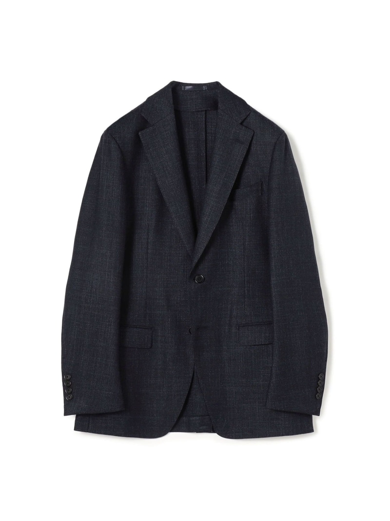 【SALE／50%OFF】TOMORROWLAND MEN ウールシルク シングルブレステッド 2Bジャケット SILK AIR LORO PIANA トゥモローランド ジャケット・アウター テーラードジャケット・ブレザー グレー ネイビー【RBA_E】【送料無料】