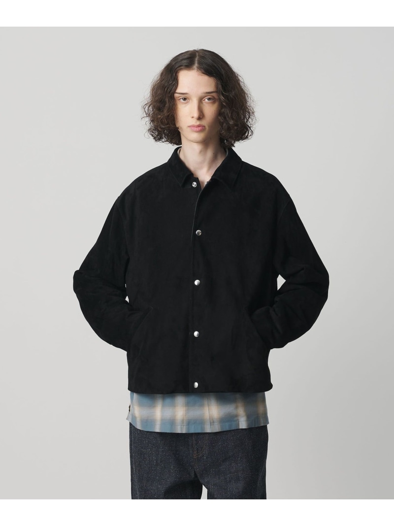 monkey time BEAUTY&YOUTH UNITED ARROWS スエード ジャケット ビューティー&ユース ユナイテッドアローズ ジャケット・アウター その他のジャケット・アウター ブラック【送料無料】