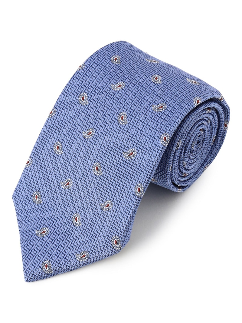 J.PRESS 【VINTAGE JACQUARD COLLECTION】ペイズリー柄 ネクタイ ジェイプレス スーツ・フォーマル ネクタイ・蝶ネクタイ ネイビー ブルー【送料無料】