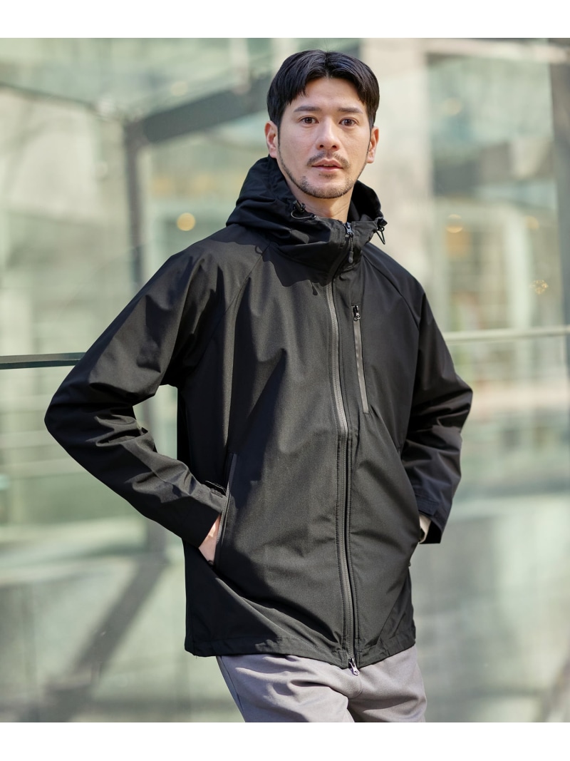 SPU 3レイヤー撥水・防風・透湿マウンテンパーカージャケット カジュアル ジャケット・アウター マウンテンパーカー グレー ブラック カーキグリーン【送料無料】