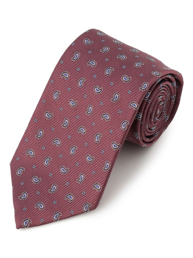 J.PRESS 【VINTAGE JACQUARD COLLECTION】ペイズリー柄 ネクタイ ジェイプレス スーツ・フォーマル ネクタイ・蝶ネクタイ グリーン ネイビー ワインレッド【送料無料】