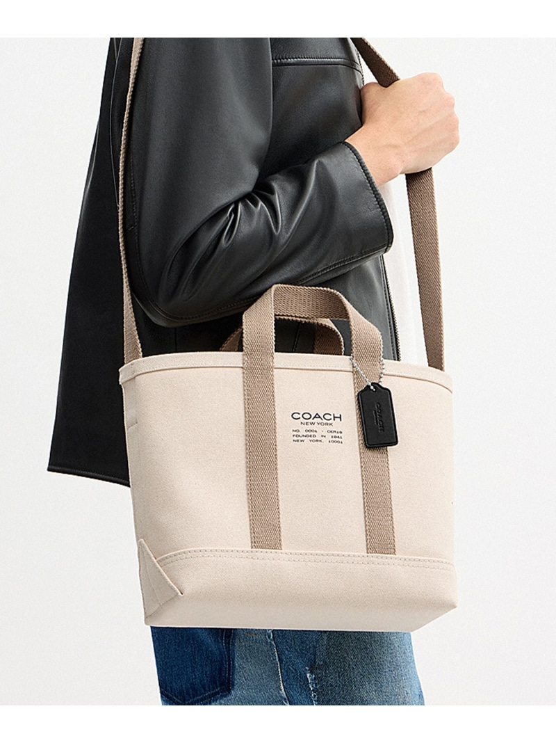 COACH ユーティリティー トート 27 コーチ バッグ トートバッグ ホワイト【送料無料】| Fashion Men