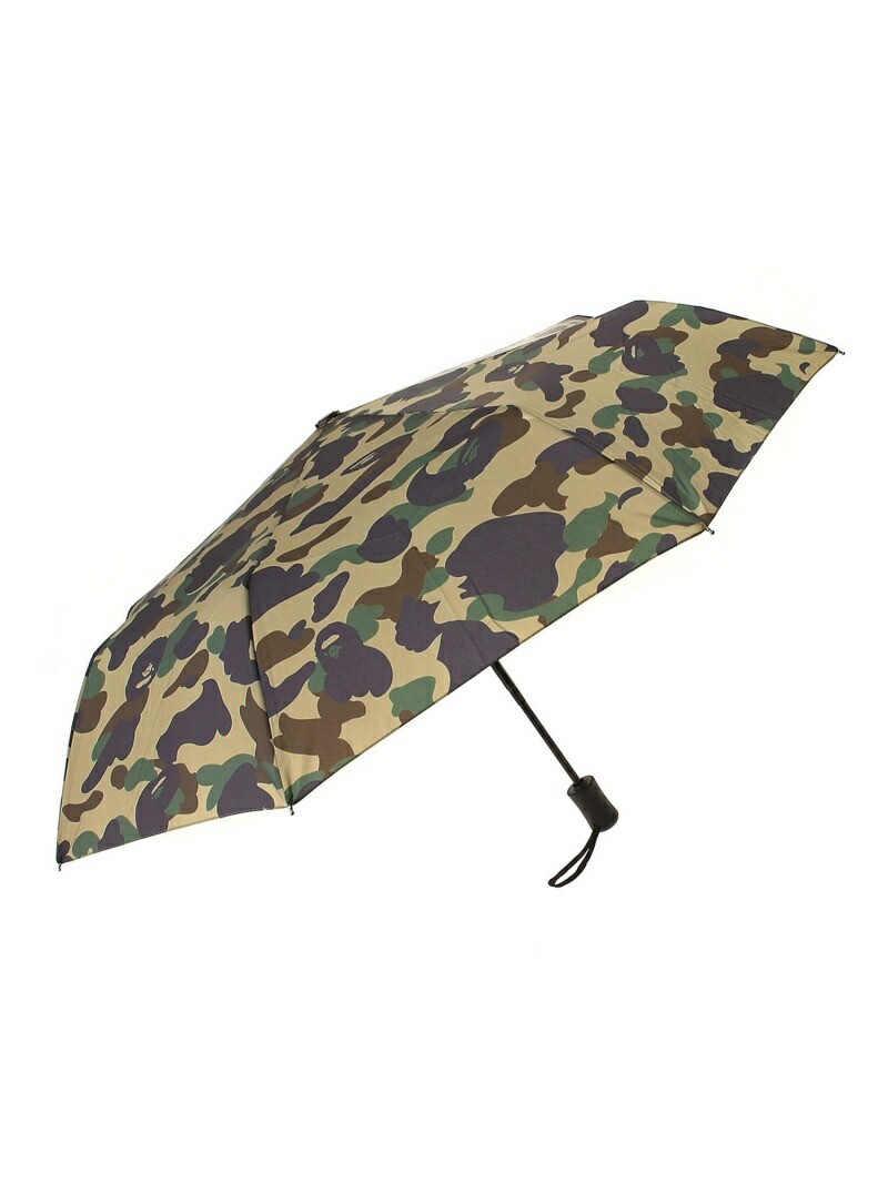 美品 アベイシングエイプ カモフラ ハイビスカス 長傘 BAPE APE 美品 アベイシングエイプ カモフラ ハイビスカス 長傘 BAPE APE