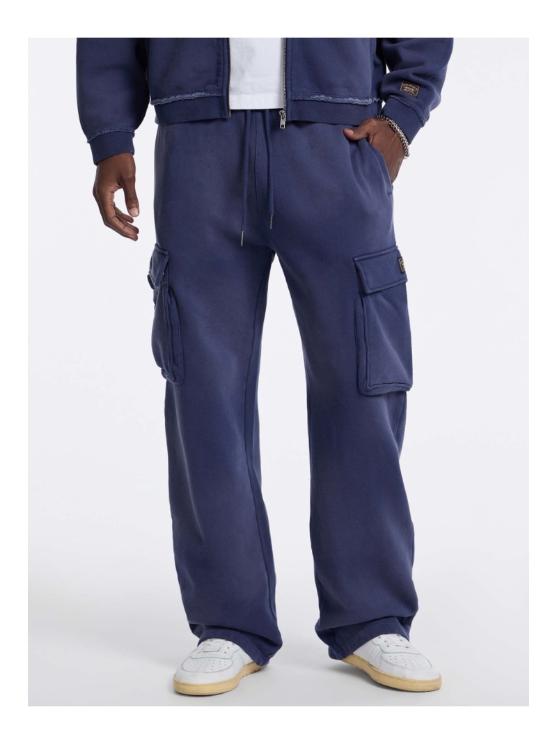 【SALE／50%OFF】GUESS Originals GUESS Originals カーゴパンツ (M)Cargo Jogger ゲス パンツ カーゴパンツ ブラック ネイビー【RBA_E】【送料無料】