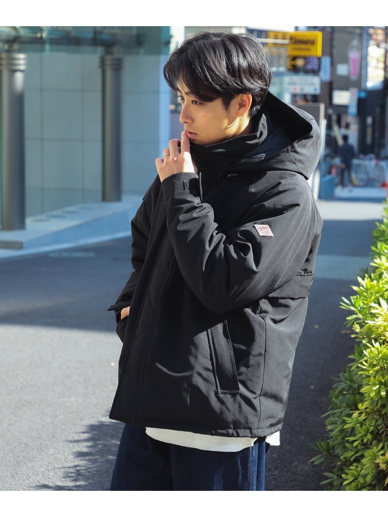 BEAMS DANTON / ARMY HOODED JACKET ビームス メン ジャケット・アウター ブルゾン・ジャンパー ベージュ ブラック【送料無料】
