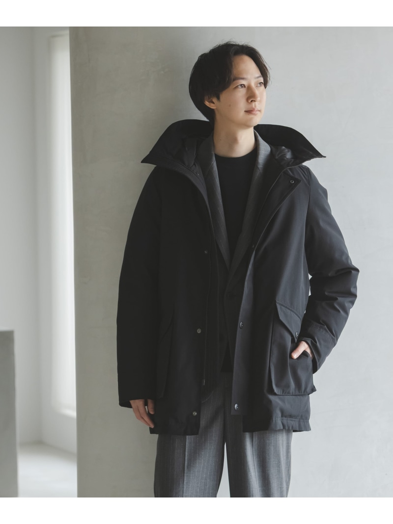 【SALE／50%OFF】NANO universe 「西川ダウン(R)」アークティックダウン ナノユニバース ジャケット・アウター ダウンジャケット・ダウンベスト ブラック ブラウン【RBA_E】【送料無料】