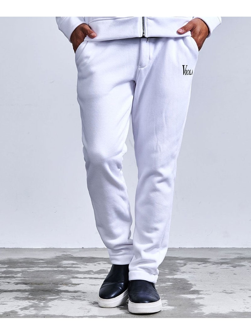 VIOLA VIOLA フリース起毛パンツ シルバーバレット パンツ その他のパンツ ブラック ホワイト【送料無料】｜ Fashion Men 8,360円