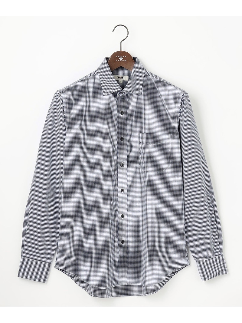 【SALE／30%OFF】JOSEPH ABBOUD 【キングサイズ・柔らかな肌触り/暖かい】ファインブラッシュド ネル チェック シャツ ジョセフアブード トップス シャツ・ブラウス ブルー グレー【RBA_E】【送料無料】