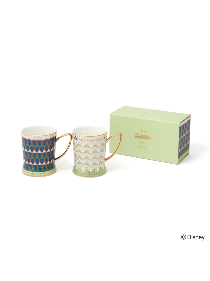【SALE／50%OFF】Francfranc ディズニー MAGIC of CHEMISTRY / ピーター・パン / ペアマグ マルチ フランフラン 食器・調理器具・キッチン用品 グラス・マグカップ・タンブラー【RBA_E】画像