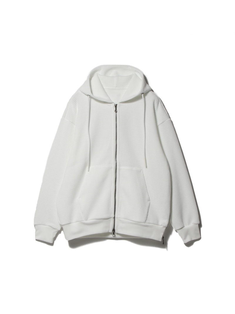 【SALE／30%OFF】onegravity onegravity / ブロックワッフル ジップフーディー エストネーション トップス パーカー・フーディー ホワイト ブラック【RBA_E】【送料無料】｜ Fashion Men