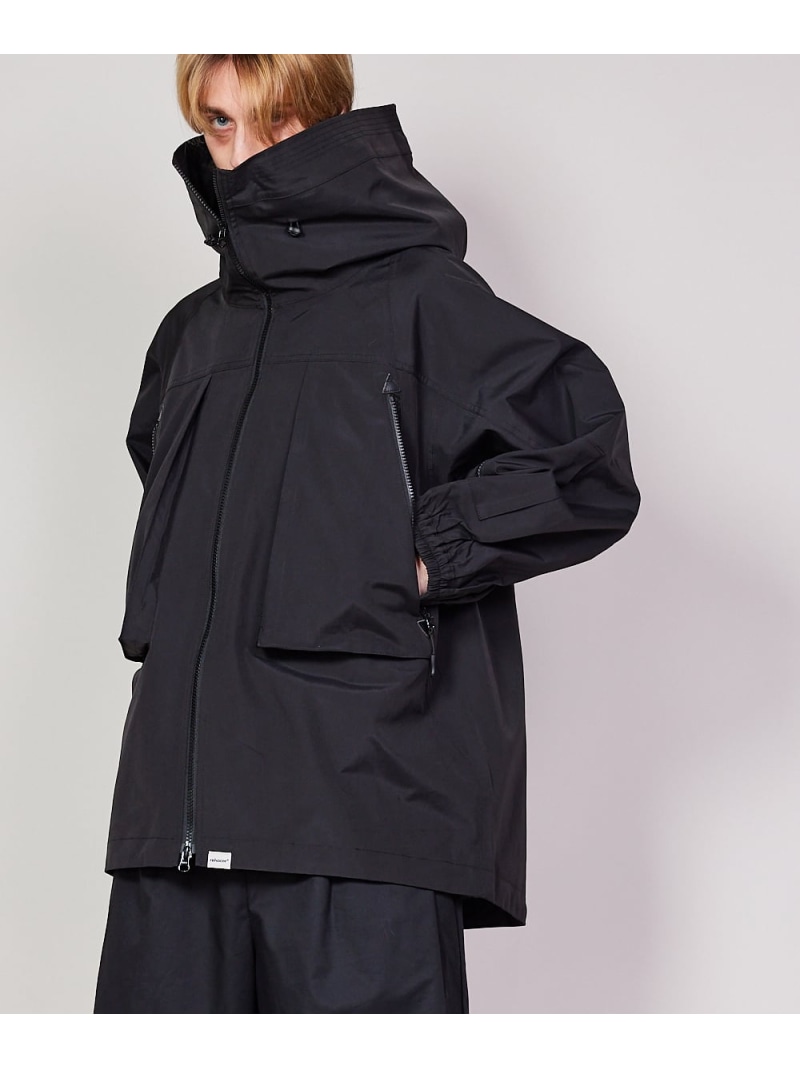 【SALE／20%OFF】rehacer rehacer:3 Layer Big Hooded Jacket レアセル ジャケット・アウター 余分の物のジャケット・アウター 黒いこと 赤いこと 緑であること【RBA_E】【貨物輸送無料】