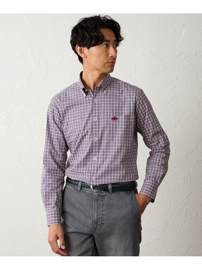 【SALE/40%OFF】BAKER STREET ミニチェックシャツ ベイカー・ストリート トップス シャツ・ブラウス ピンク ブルー【RBA_E】【送料無料】| Fashion Men