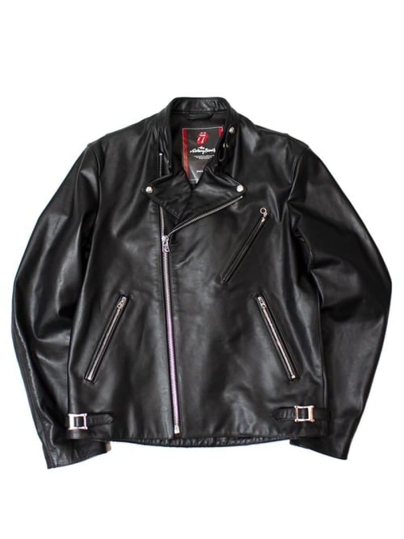 楽天市場】ROLLING STONES X JACKROSE ラムレザーWライダース